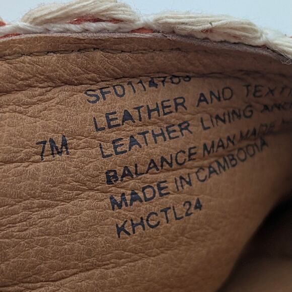 Söfft Inez Espadrille Wedge Sandal Open Toe Women's Papaya Size US7M EU37.5 - Picture 7 of 13